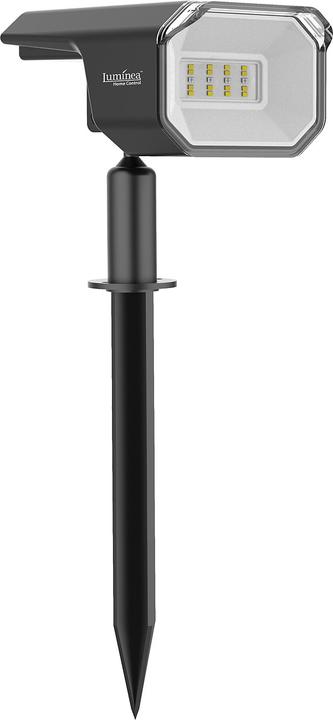 Actual product image Luminea Smart solar spotlights, RGB CCT LED, 100 lm, 2,200 mAh, 1 W, IP65, set of 4 (100 lm, IP65)