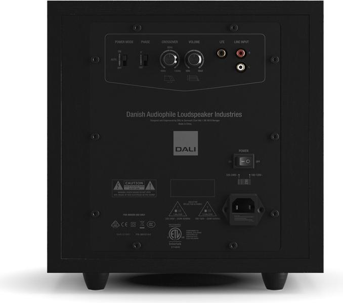 Actual product image Dali 220173 Sub E9 F Satin Black (1 pcs., 220 W)