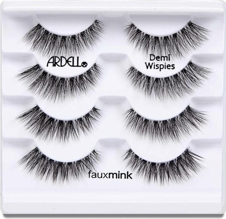 Produktbild Ardell Faux Mink Wispies 4 Pairs Of False Eyelashes On The Beltack (Künstliche Wimpern)