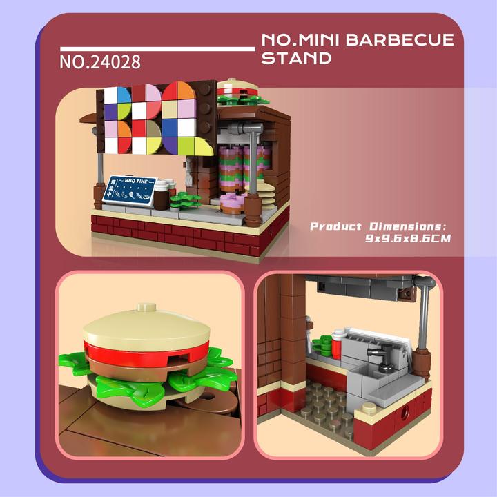 Actual product image Mould King BBQ stand