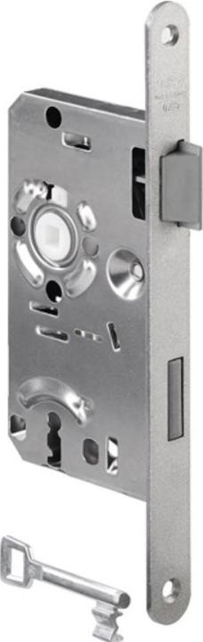 BKS Zimmertür-Einsteckschloss 0215 BB 18/ 55/72/8 mm DIN rechts silber abgerundet Klasse 1 Kunststoff (Einsteckschloss)