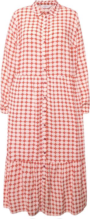 Produktbild Studio Untold Maxikleid, A-Line, Krawattenprint, Hemdkragen, Langarm (50, 52)