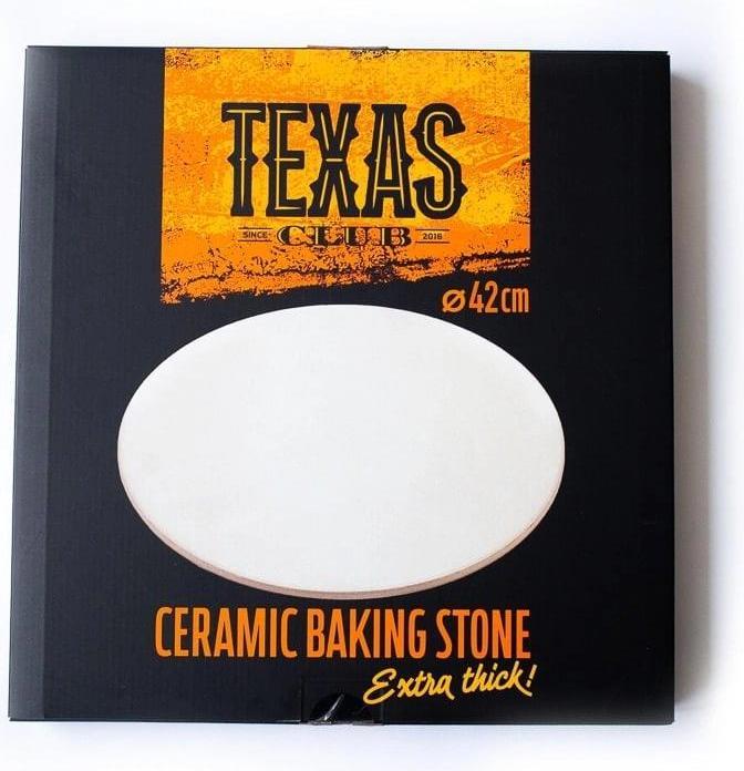 Produktbild Texas Club KAMADO BONO Keramik-Backstein (Pizzastein) 42cm