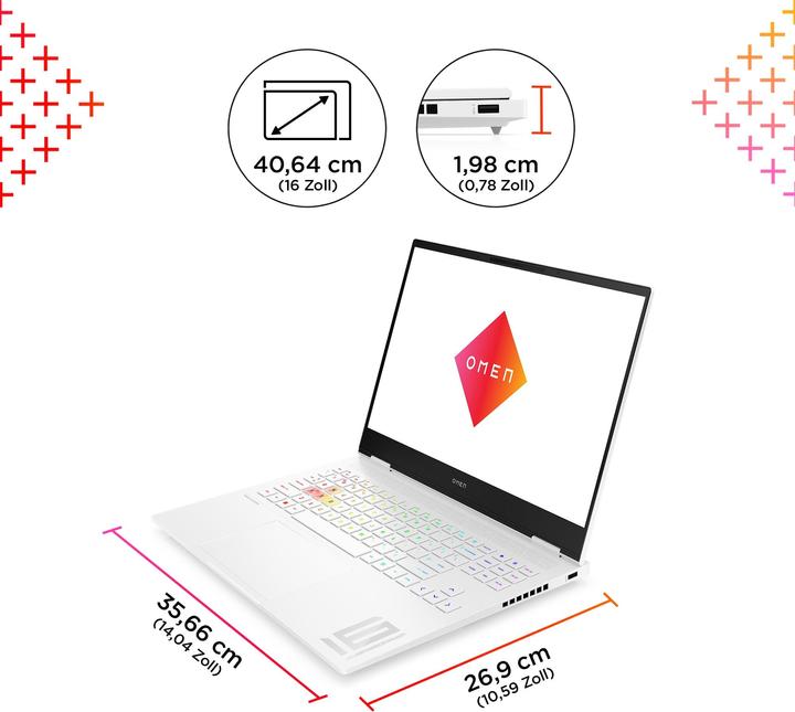 Immagine prodotto HP Omen Transcend 16-u0950nz (16", Intel Core i9-13900HX, 32 GB, 2000 GB, CH)