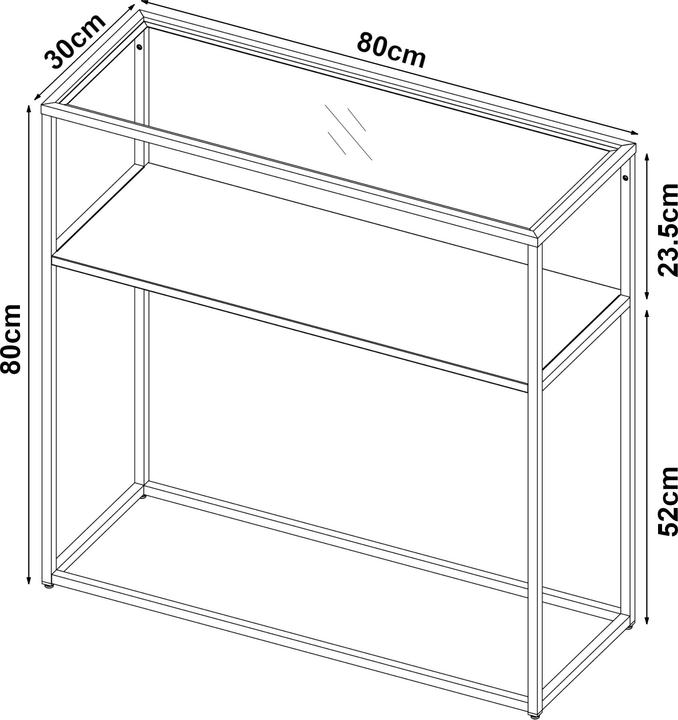 Produktbild En.Casa Kuhmo (80 x 30 x 80 cm)