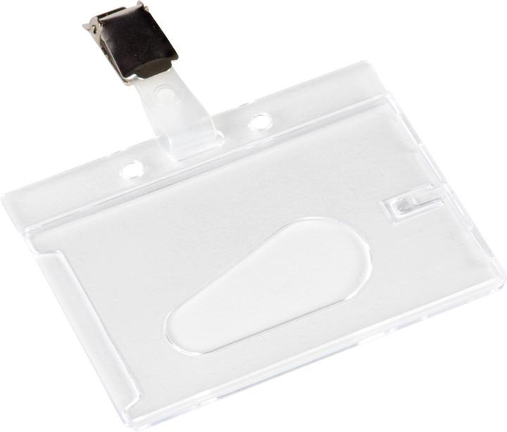 Image du produit Q-Connect Boîtier rigide pour cartes de sécurité avec clip