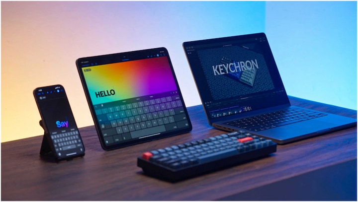 Actual product image Keychron Key K6Pro 65% Alu RGB Key Red H K6P-J1-EN (DE, Wireless)