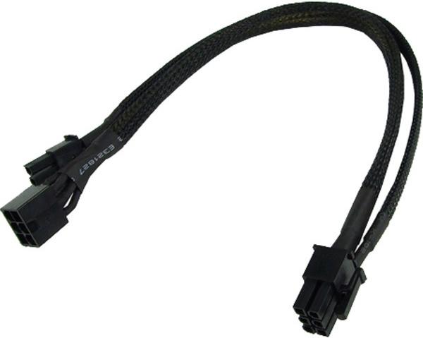 Produktbild Phobya PCI-E Stromadapter 6pin (30 cm, 6 pin PCI-Express)