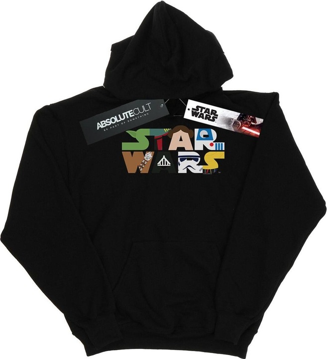 Image du produit Star Wars - Sweat à capuche CHARACTER LOGO - Garçon (128)