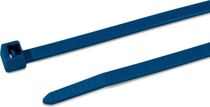 HellermannTyton Kabelbinder 380x7,6mm blau (Kunststoffkabelbinder, 380 mm, 100 Stk.)