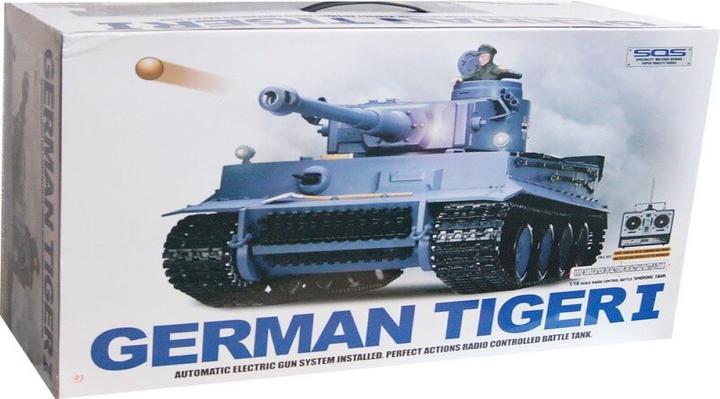 Produktbild Heng Long RC Panzer "German Tiger I"1:16 Mit Stahlgetriebe Und Metallketten -2,4Ghz Fernsteuerung- (RTR Ready-to-Run)
