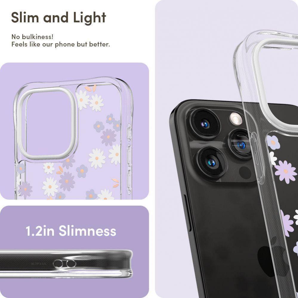 Thumbnail - Spigen Cyrill Cecile iPhone 15 Pro 6.1" dream daisy ACS06761 (Apple iPhone 15 Pro), Smartphone Hülle, Transparent
