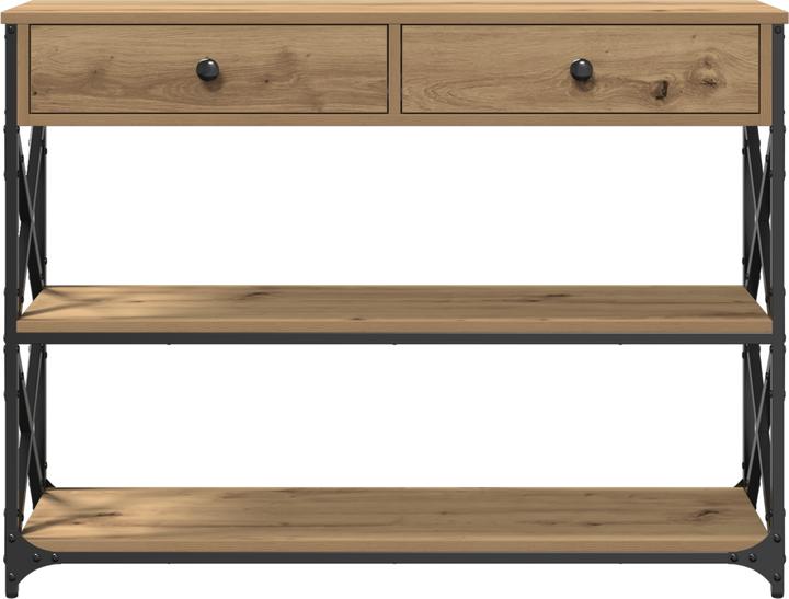 Image du produit vidaXL Artisan table d'appoint en chêne (100 x 28 x 75 cm)