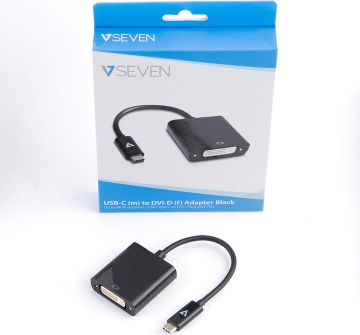 Produktbild V7 USB-C zu (DVI, 24 cm)