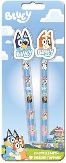 Image du produit Sombo Bluey crayons avec topper (2 x)