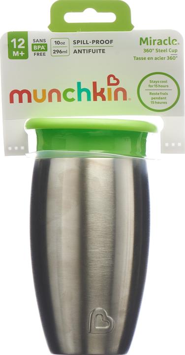 Immagine prodotto Munchkin Bottiglia Miracle in acciaio inox (296 ml)