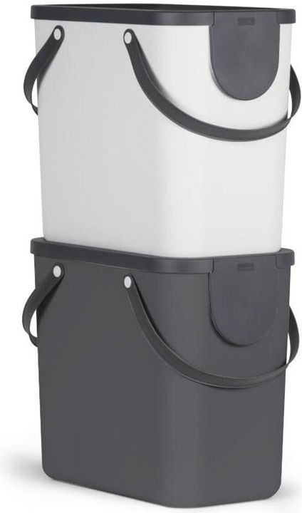 Actual product image Rotho ALBULINO waste bin, 25 litre, white sp. (25 l)