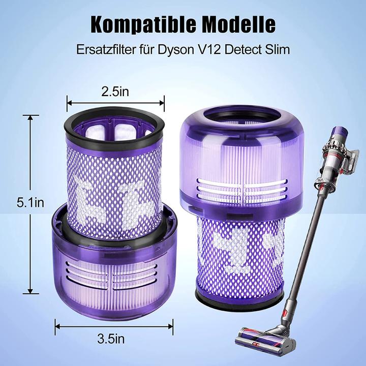 Actual product image Chuancheng 2 x HEPA filter Dyson V12 Detect Slim