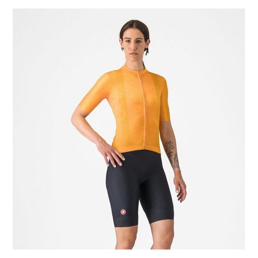Castelli, Vrouwen, Fietsbroek, Prima 2 Dt Bibshort (S), Zwart