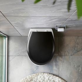Produktbild Wenko WC-Sitz Rieti schwarz