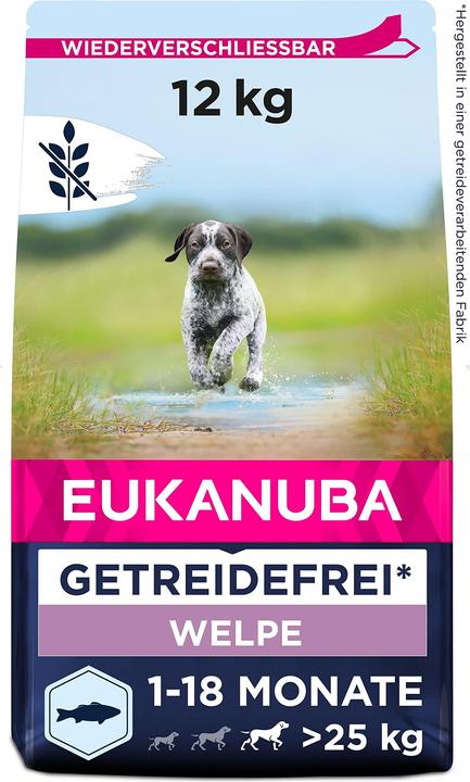 Immagine prodotto Eukanuba Grainfree Puppy L/XL Salmone (Cucciolo + gattino, 1 pz., 12000 g)