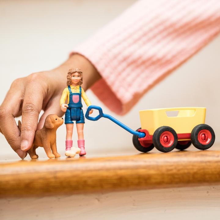 Produktbild Schleich Ausflug mit dem Handwagen