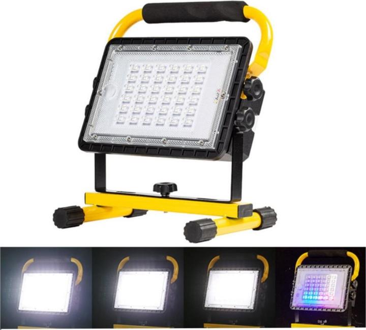 Produktbild Werkstein LED Handscheinwerfer + Powerbank Flutlicht (5000 lm)