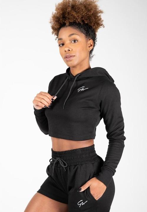 Produktbild Gorilla Wear Pixley Crop Hoody Black (L)