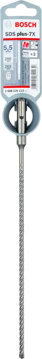 Actual product image Bosch Professional Zubehör Hammer drill bit SDS-plus-7X (5.5 mm)