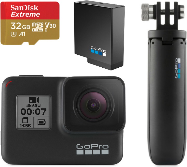 GoPro Hero 7 Holiday Bundle (60p, 4K, WLAN)