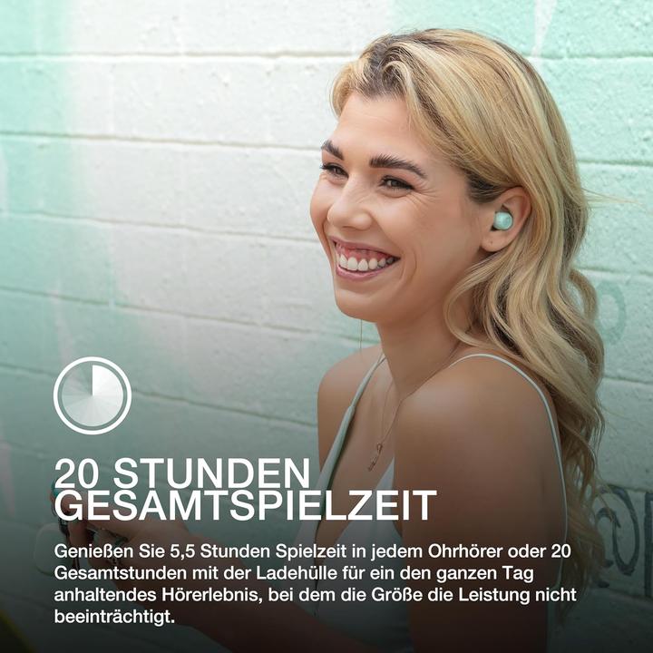 Produktbild JLab Audio JBuds Mini (Passive Geräuschunterdrückung, 5.50 h, Kabellos)