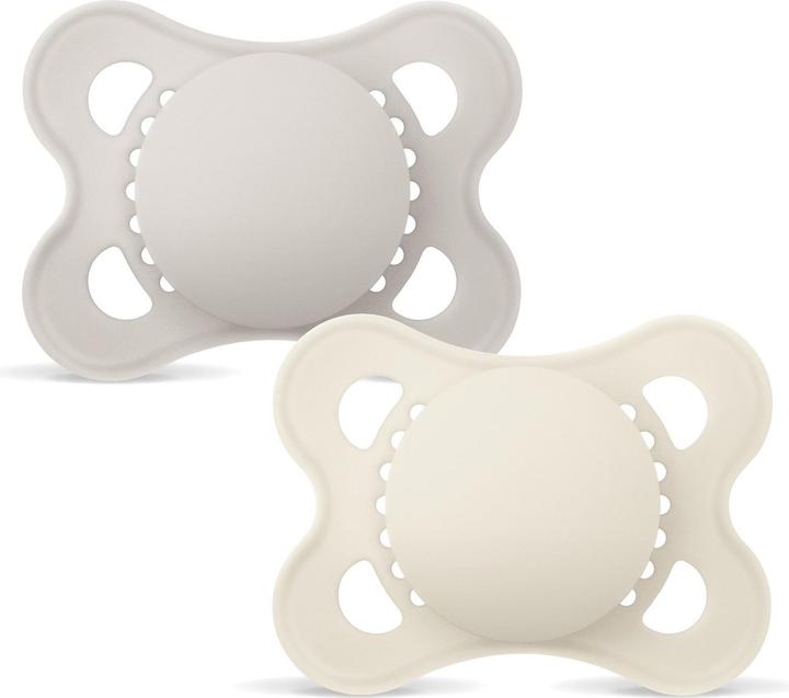 MAM - Orig Silk Pacifiers - Neutral - 0-6m (0 - 6 Months)