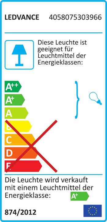 Energie-Label Ledvance Submarine (1800 lm, G13)