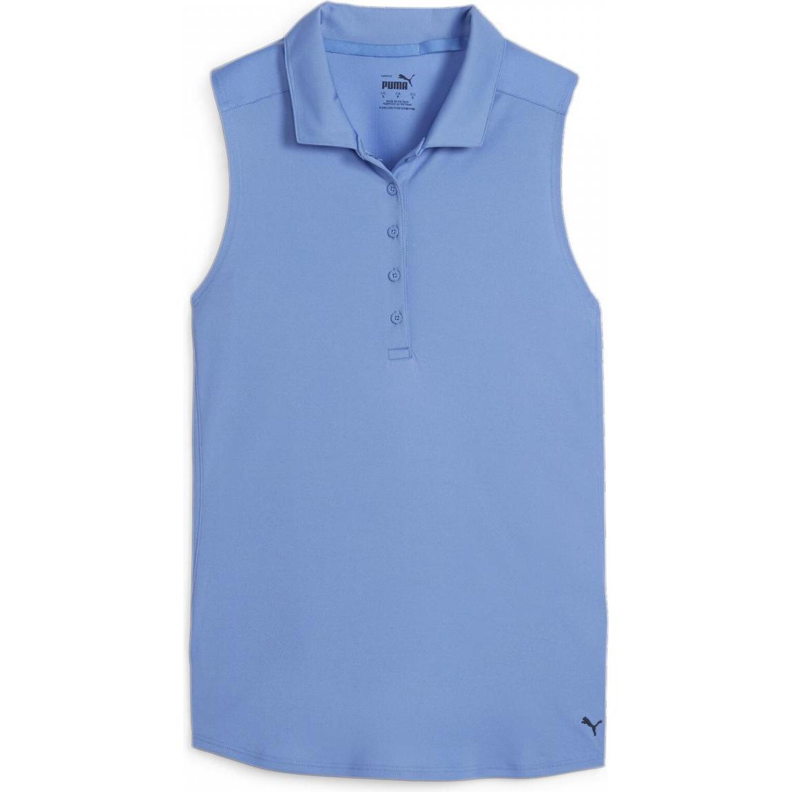 Puma, Damen, Sportshirt, W Pure SL Polo (M), Blau, M