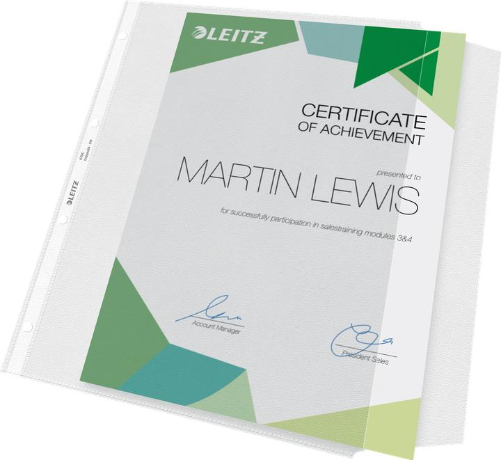 Produktbild Leitz L:Prosp.Hülle PP m.Klappe (A4, 50x)