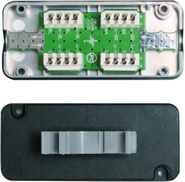 Image du produit Telegärtner VM8-8 Sngl Conecn Modl Cat7 Blk Mtg Rail (Couverture)
