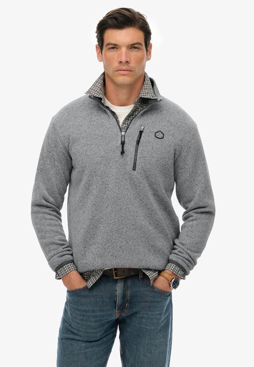 Produktbild Superdry Storm Fleecepullover mit halblangem Reissverschluss (L)