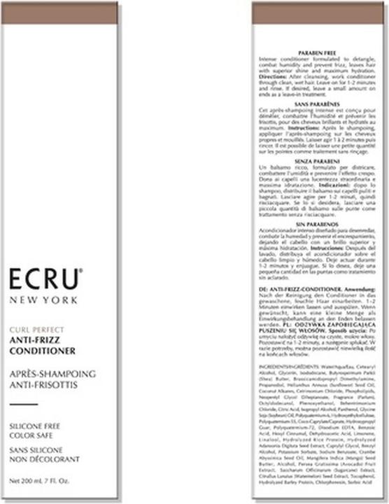 Produktbild Ecru New York Curl Perfect Anti-Frizz Conditioner für gewelltes und lockiges Haar (709 ml)