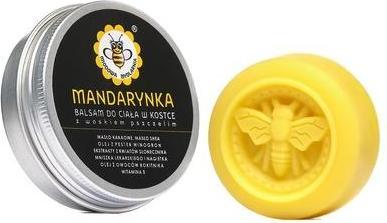 Miodowa Mydlarnia Honigseifenfabrik Körperbalsam in Bar Mandarine 40g (Körperlotion)