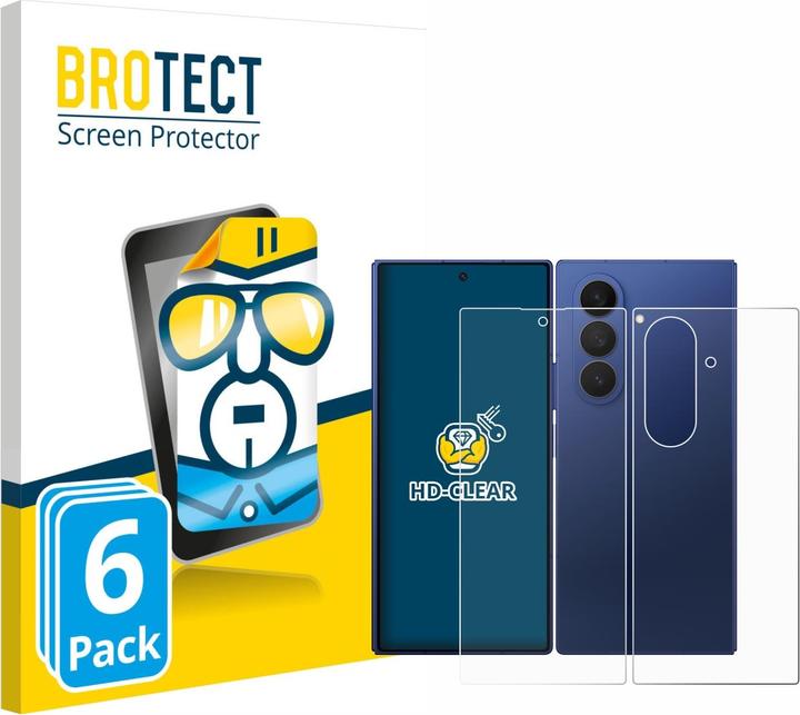 Actual product image BROTECT Screen Protector Clear (6 pcs., Samsung Galaxy Z Fold7)