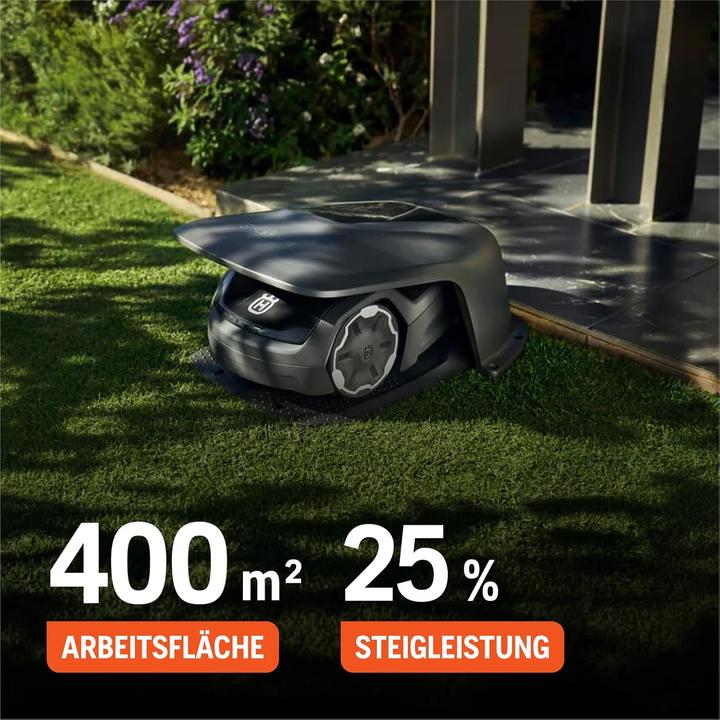 Produktbild Husqvarna Aspire AutomowerÂ® R4 - Met Installatiekit (400 m², Begrenzungskabel)