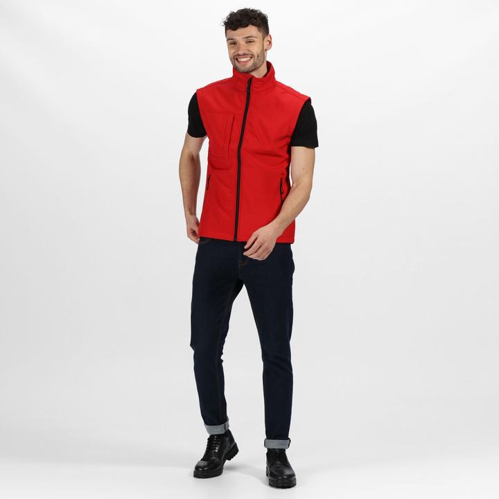 Actual product image Regatta Octagon three-layer printable softshell waistcoat (S)