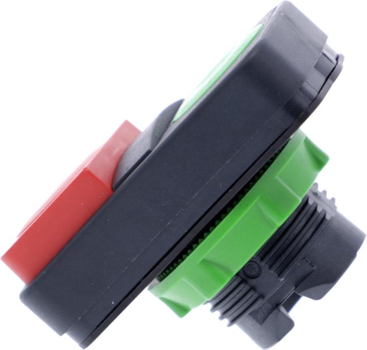 Produktbild Schneider Electric Drucktaster Doppelkopf rot/grün IP67