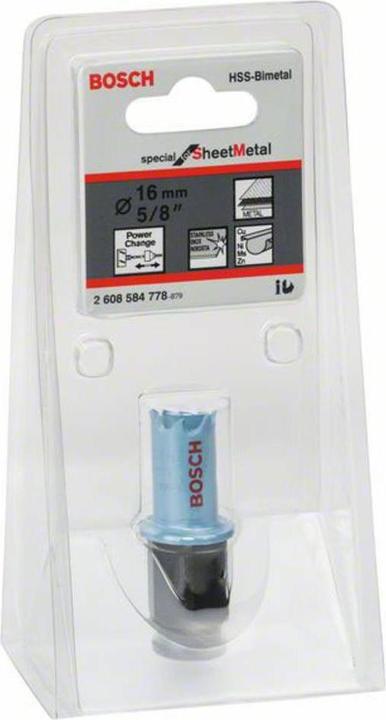 Image du produit Bosch Professional Zubehör Scie cloche Special Sheet Metal, 16 mm, 5/8 pouce (16 millimètres)