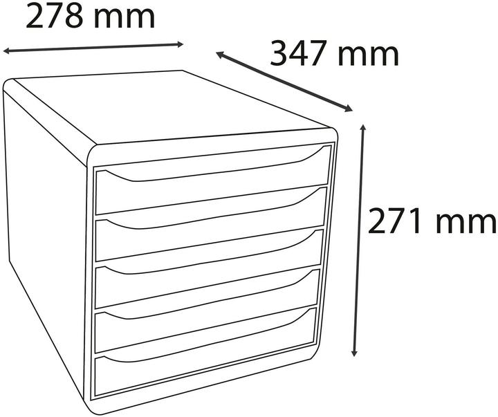 Image du produit Exacompta Module à tiroirs Big-Box Plus (A4, A4+)