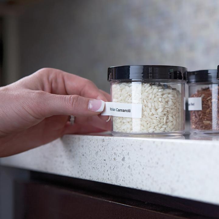 Produktbild Dymo Tape D1 Black On White 9mmx7m (0.90 cm, Schwarz, Weiss)