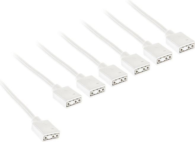 Kolink ARGB 1-6 Splitterkabel - 30cm, weiss