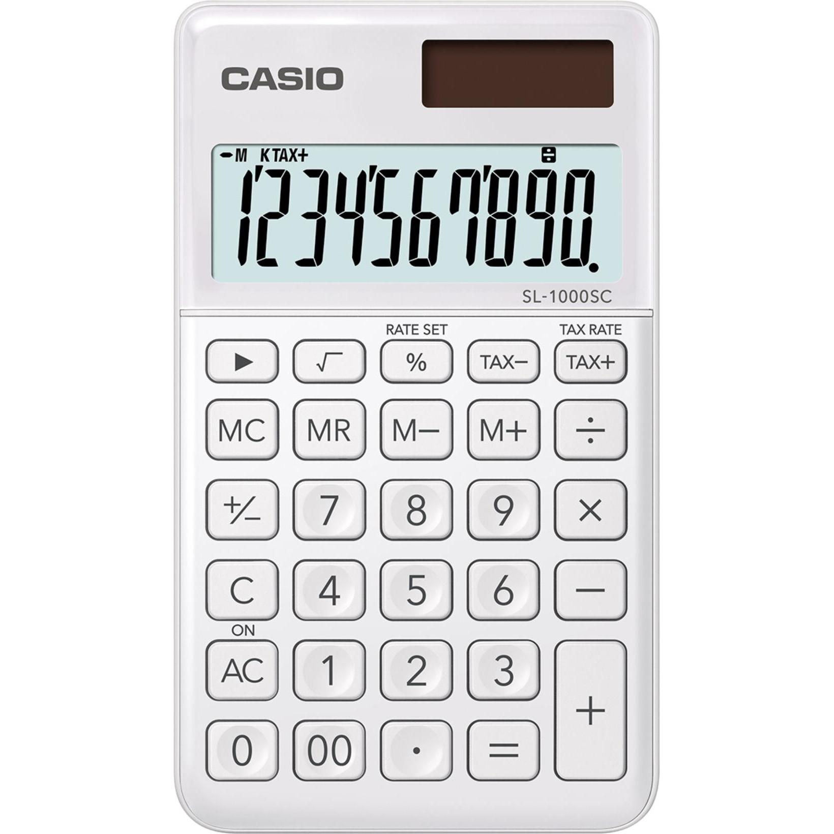 Thumbnail - Casio, Taschenrechner, Sl-1000sc (Batterien, Solarzellen)