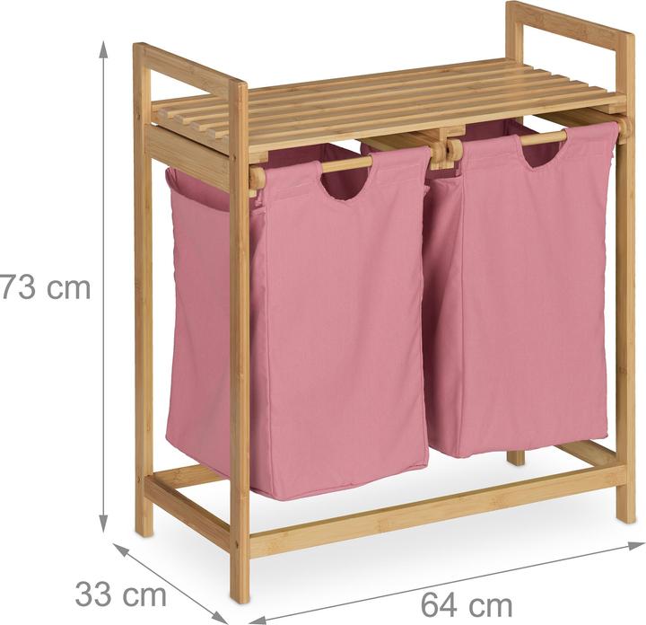 Actual product image Relaxdays Laundry basket