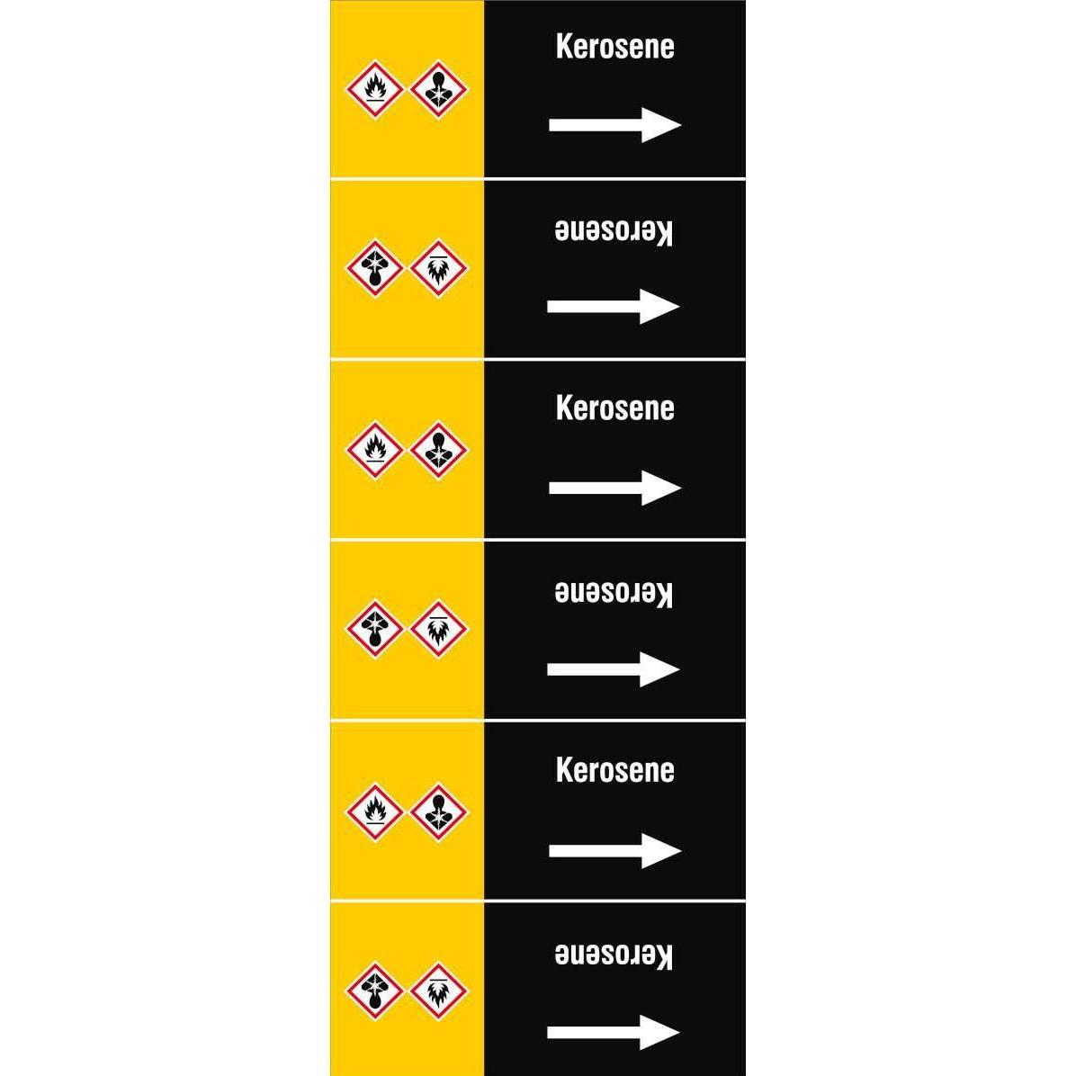 Brady, Etiketten, ISO 20560 Pipe Markers -